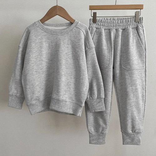 Baby Outfit Set Langarm + Hose Unisex 95% Baumwolle - 2-12 Monate